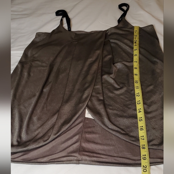 Armani Exchange  Metallic Tank Top   w/straps Size:M - Picture 7 of 9